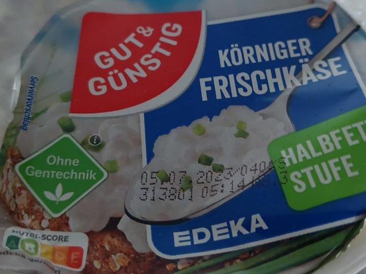 Фото - Сир Зернистий вершковий сир середньої жирності Gut&Günstig