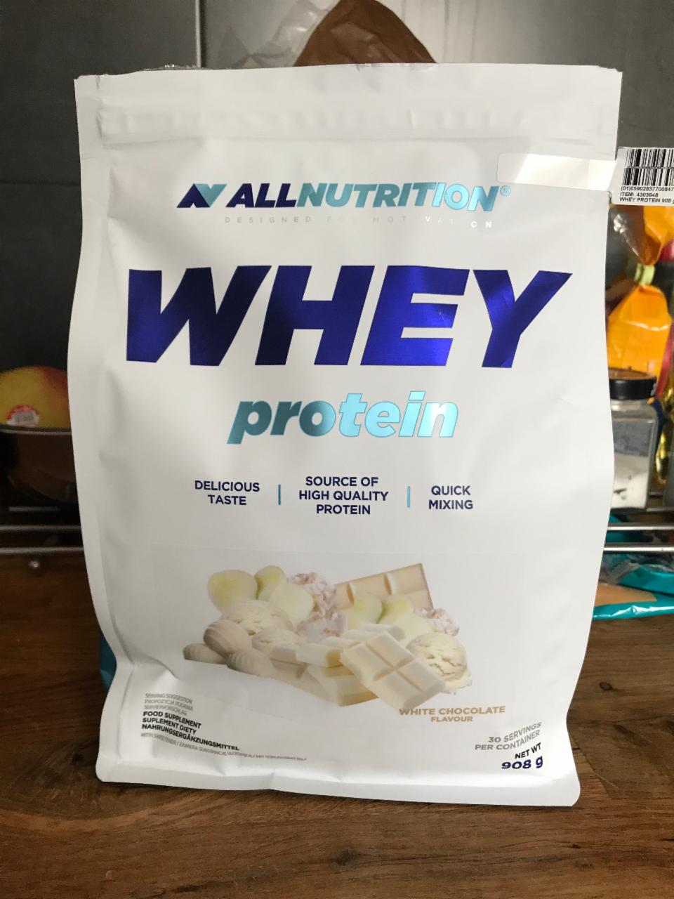 Фото - Протеїн Whey Protein White Chocolate AllNutrition