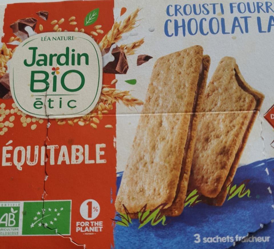 Фото - Хрустке печиво з начинкою з молочного шоколаду Jardin Bio Étic