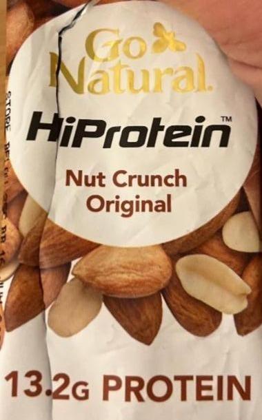 Фото - Протеїновий батончик з горіхами Go Natural HiProtein