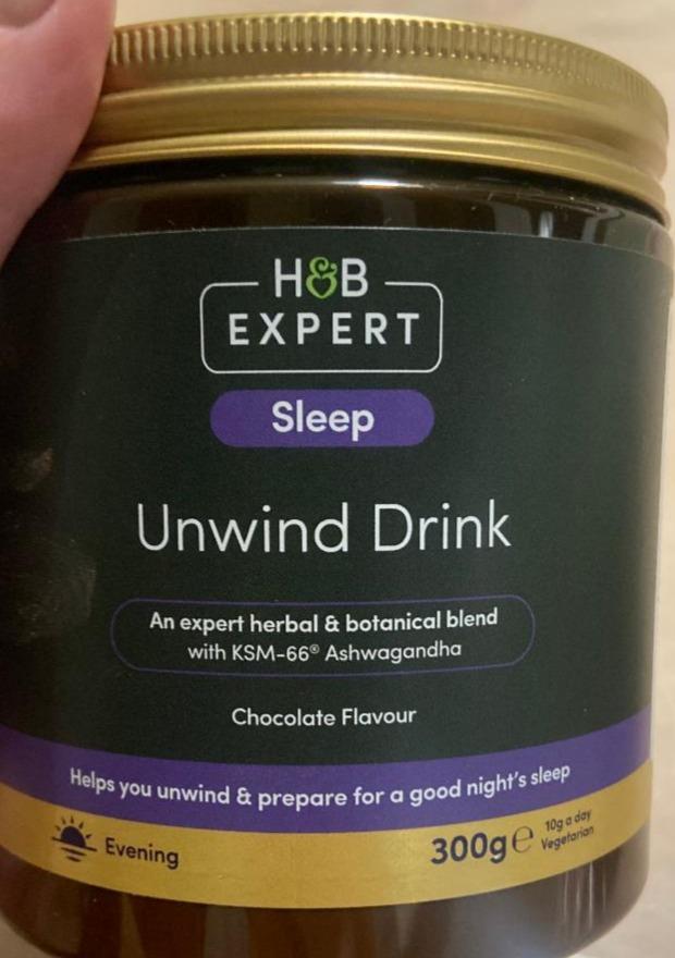Фото - Unwind Drink Sleep chocolate flavour H&B