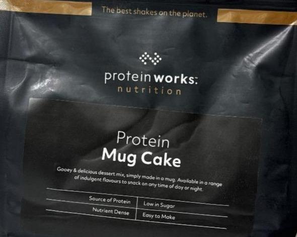 Фото - Protein Mug Cake mix With Added Sweetener The Protein Works