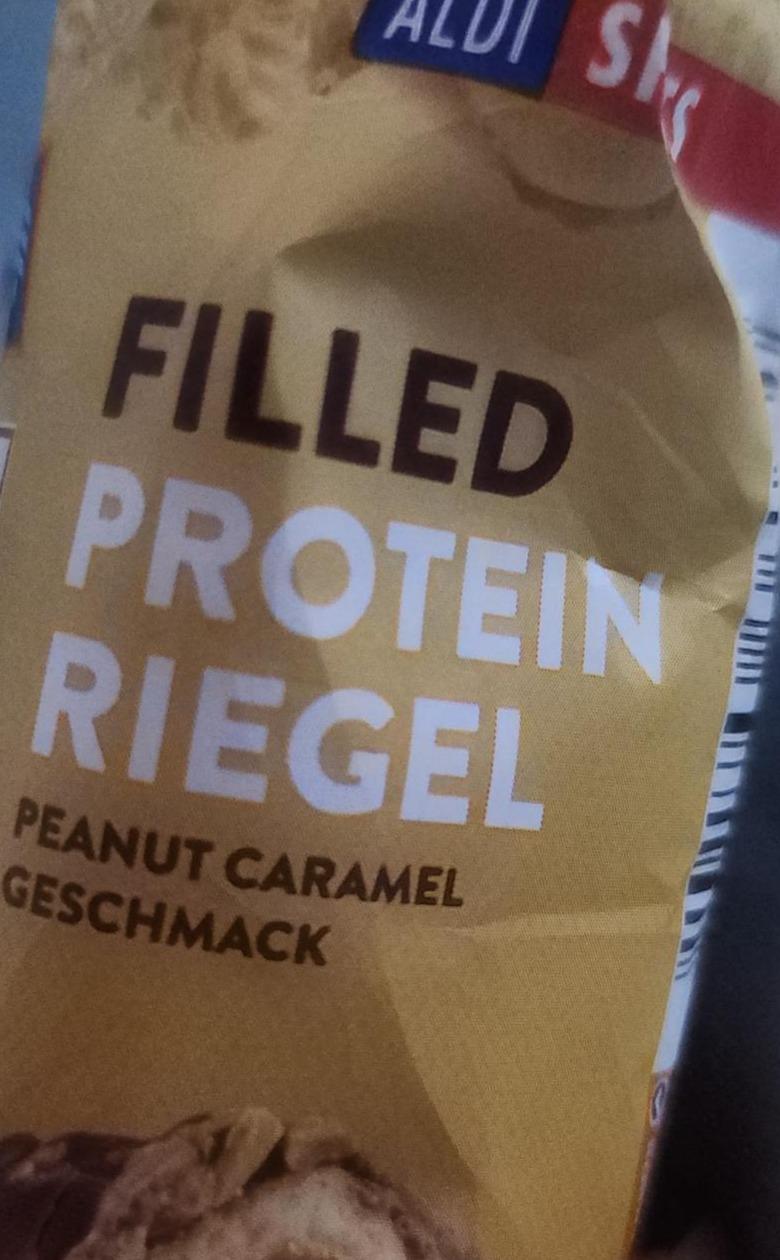 Фото - Filled Protein Riegel Peanut Caramel Lidl