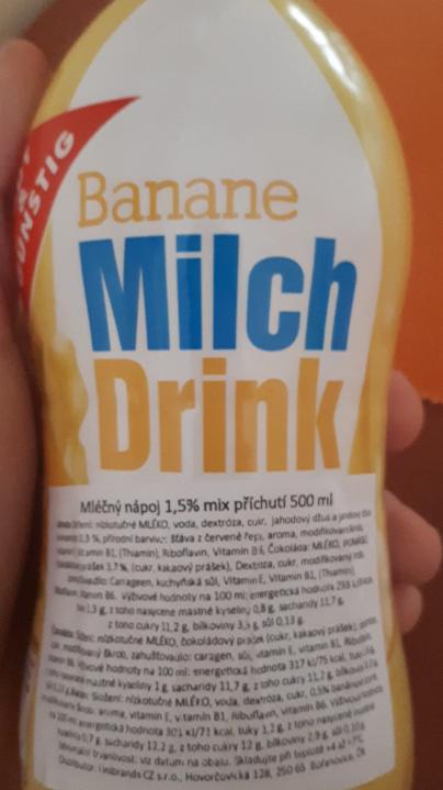 Фото - Молочний напій з бананом Gut&Günstig