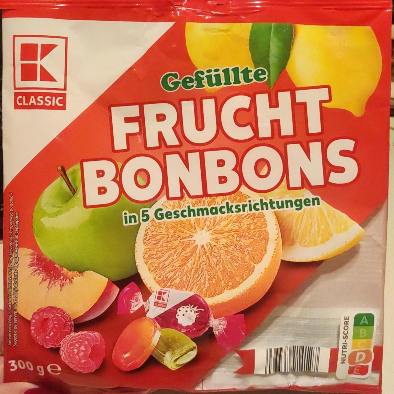 Фото - Цукерки фруктові з фруктового соку Gefullte Frucht Bonbons K-Classic
