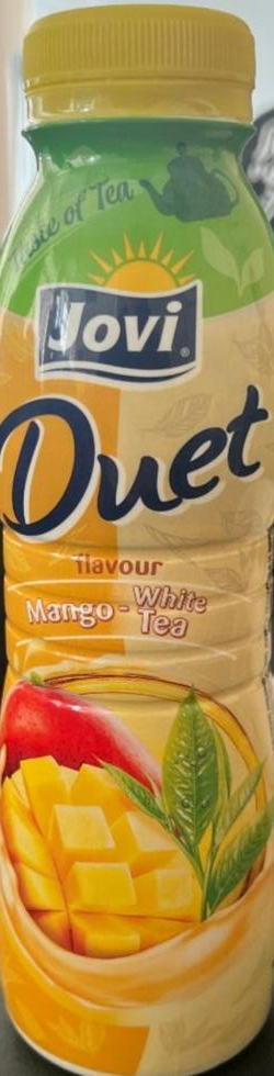 Фото - Напій йогуртовий Duet зі смаком манго та білого чаю Jovi