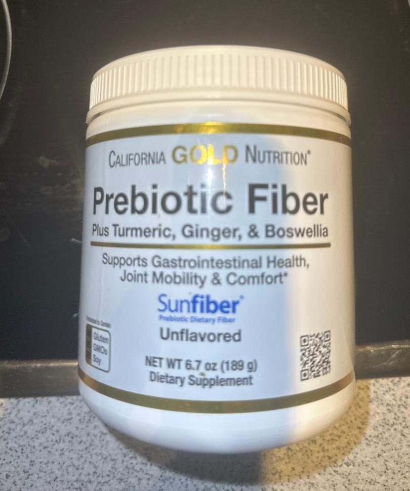 Фото - Харчові волокна з пребіотиками Prebiotic Fiber California Gold Nutrition