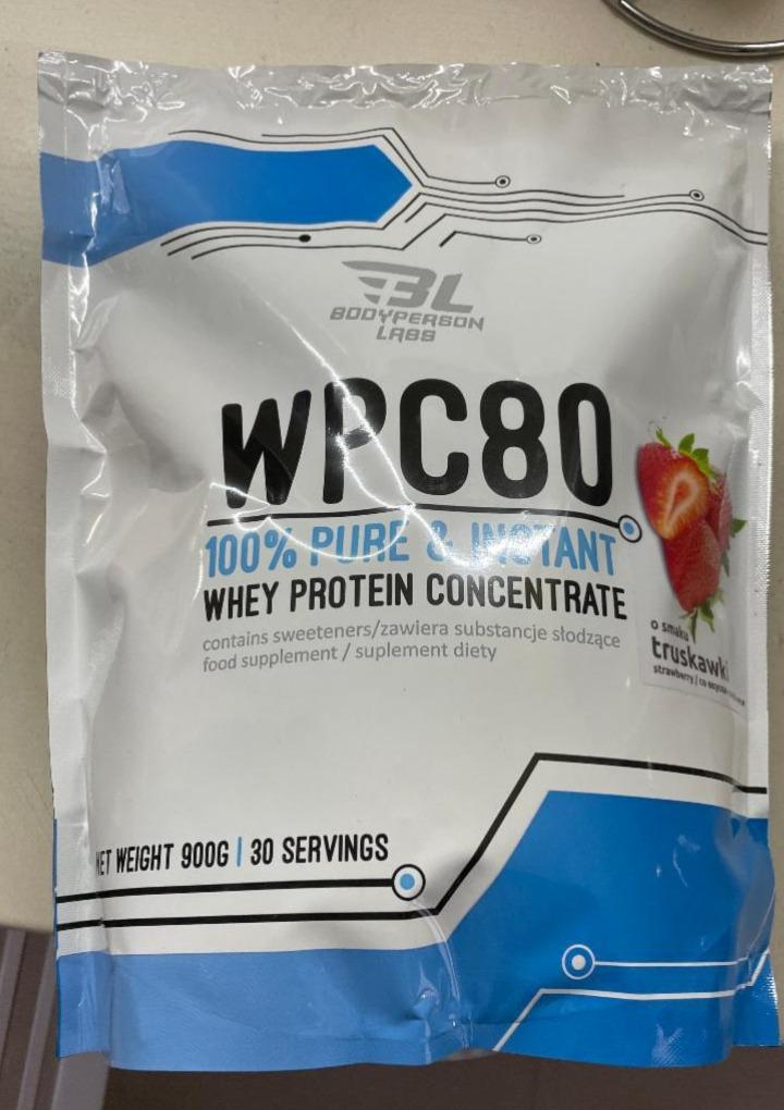 Фото - Протеїн 100% Whey Protein Concentrate WPC80 Bodyperson Labs