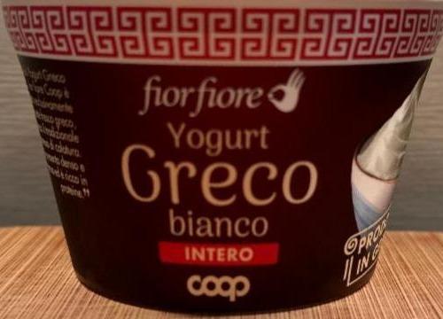 Фото - Yogurt Greco bianco intero COOP