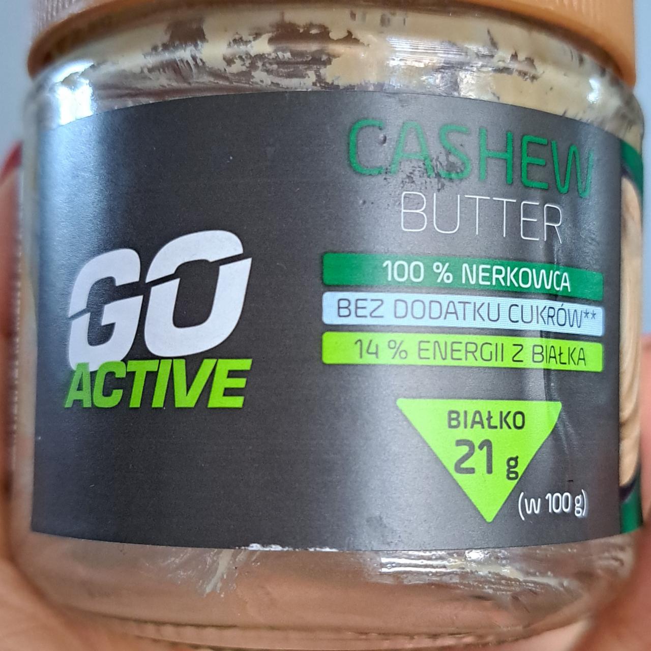 Фото - Паста кеш'ю без цукру Cashew Butter Go Active