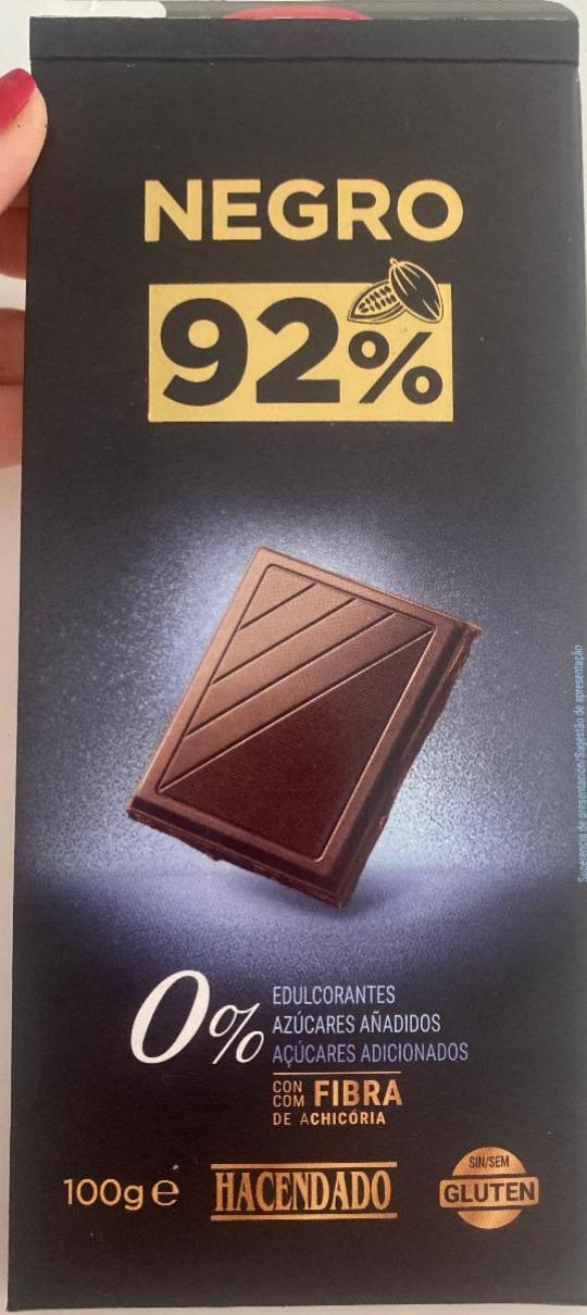 Фото - Шоколад чорний 92% Hacendado