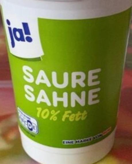 Фото - Saure Sahne 10%Fett Ja!