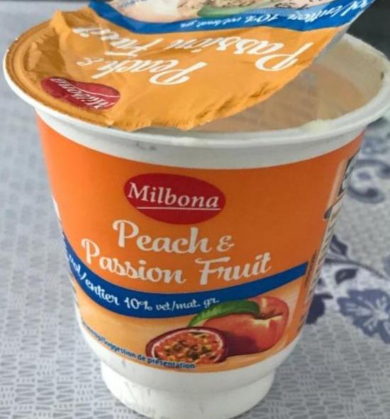 Фото - Персиковий йогурт маракуйя Milbona