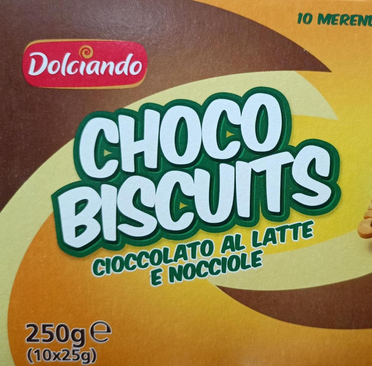 Фото - Шоколадне печиво з молоком і лісовими горіхами Choco Biscuits Dolciando