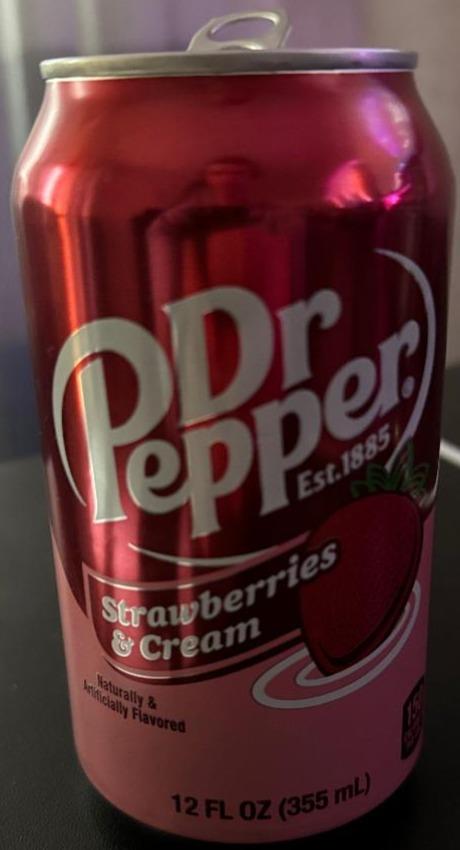 Фото - Strawberries & cream Dr Pepper