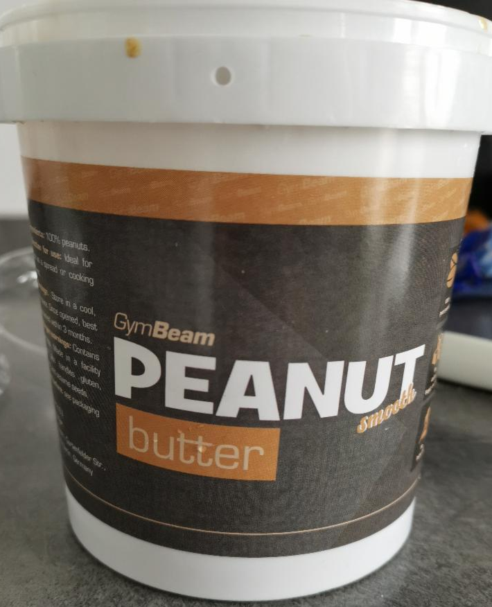 Фото - арахісове масло Peanut butter smooth GymBeam