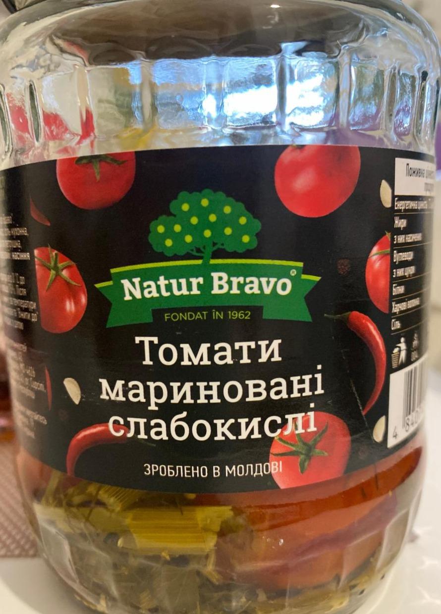 Фото - томати мариновані слабокислі Natur Bravo