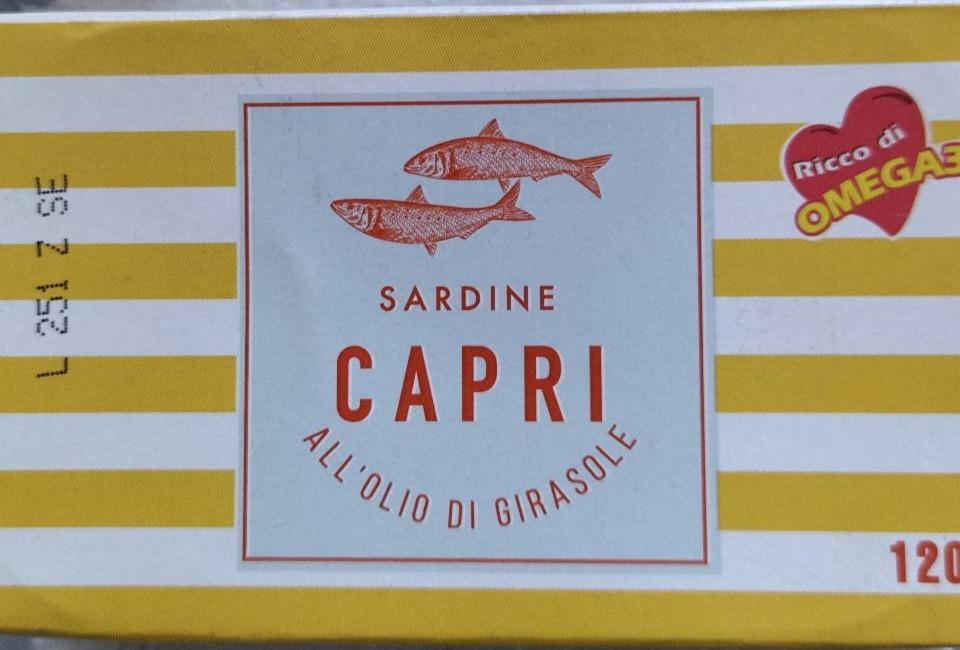 Фото - Сардини у соняшниковій олії Capri