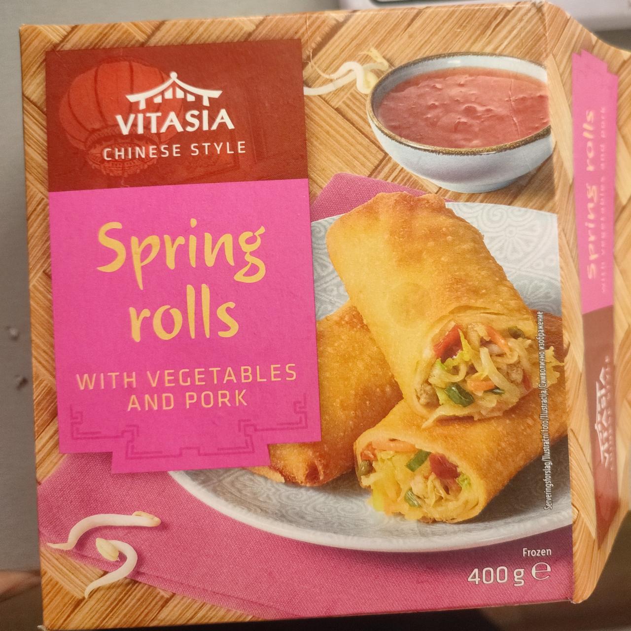 Фото - Spring rolls with vegetables and pork Vitasia