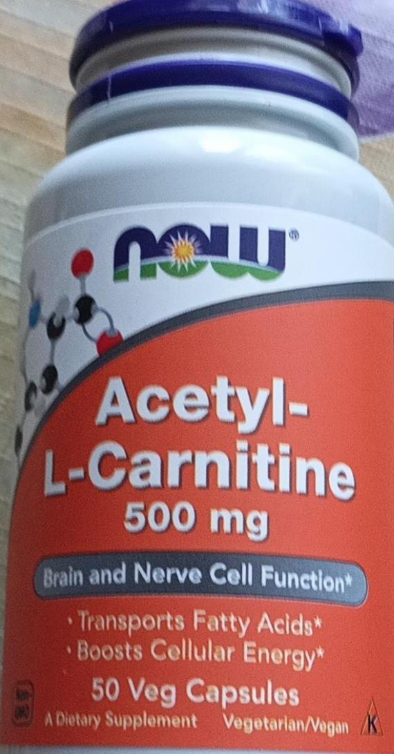Фото - Ацетил-L Карнітин Acetyl-L Carnitine Now Foods