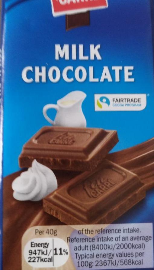 Фото - Шоколад молочний Fairtrade
