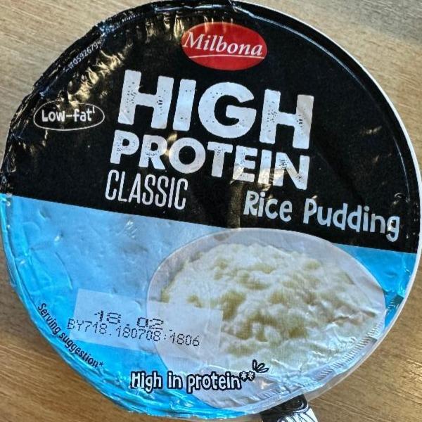 Фото - High Protein Classic Rice Pudding Milbona