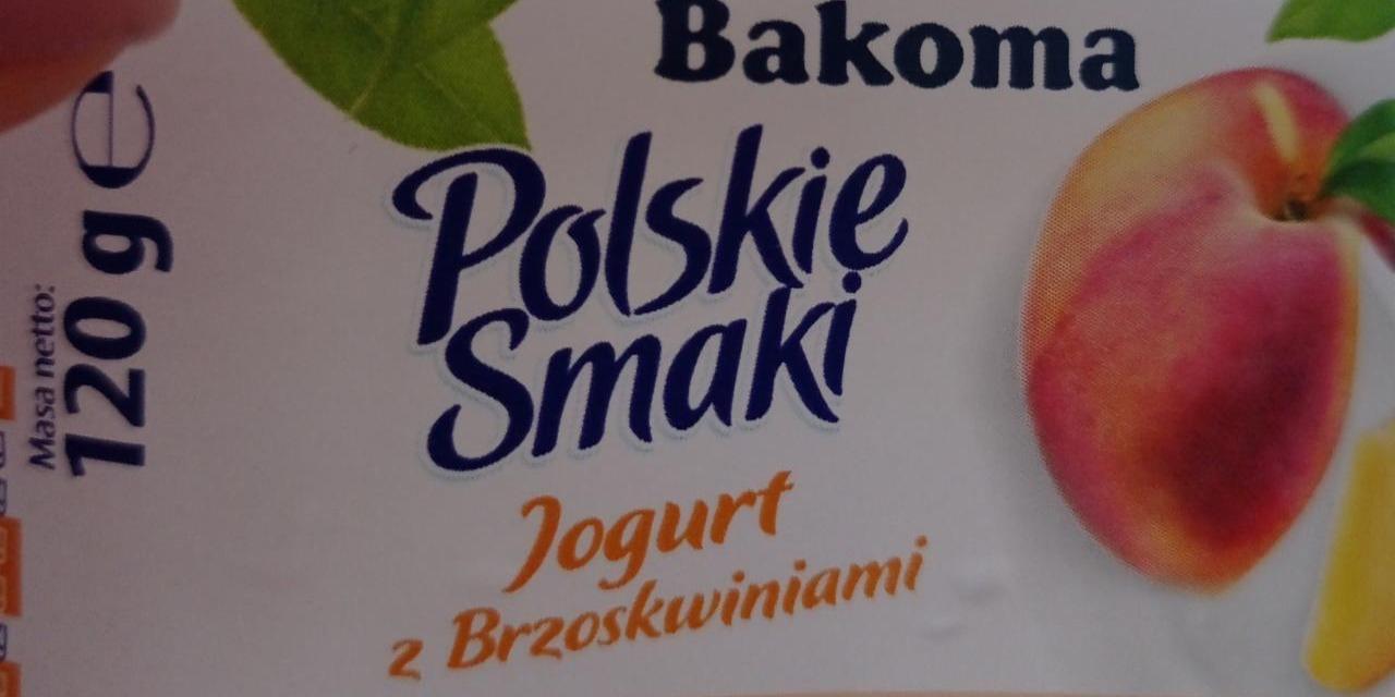 Фото - Йогурт Polskie Smaki з персиками Bakoma