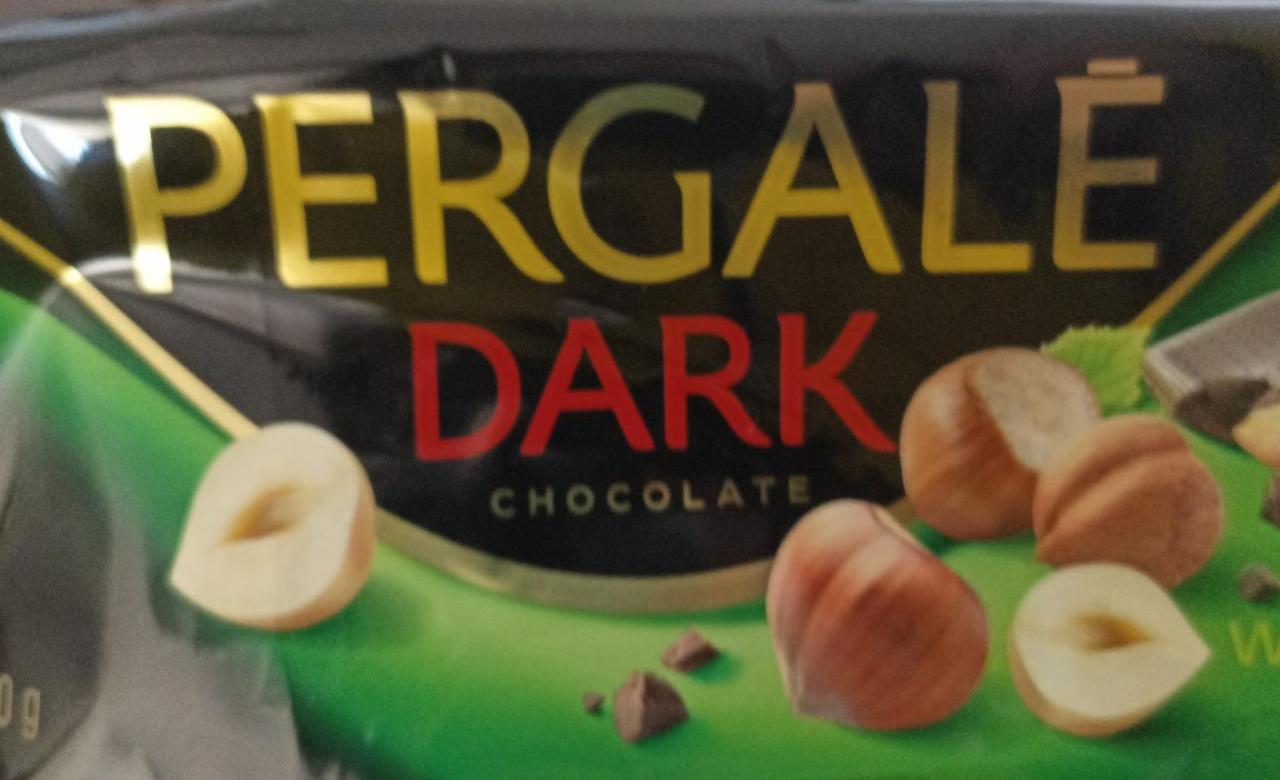Фото - Шоколад чорний з цілими лісовими горіхами Pergale