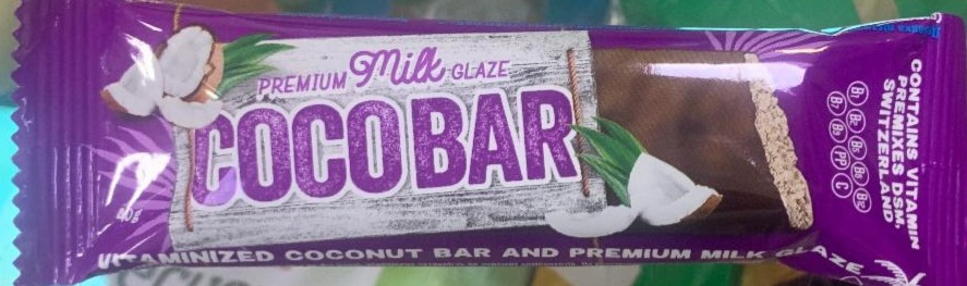 Фото - Батончик вітамінізований кокосовий у молочній кондитерській глазурі Coco Bar Вітапак