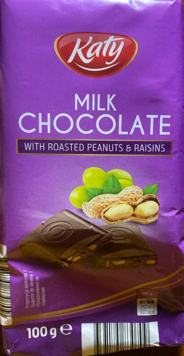 Фото - Молочний шоколад з арахісом Katy