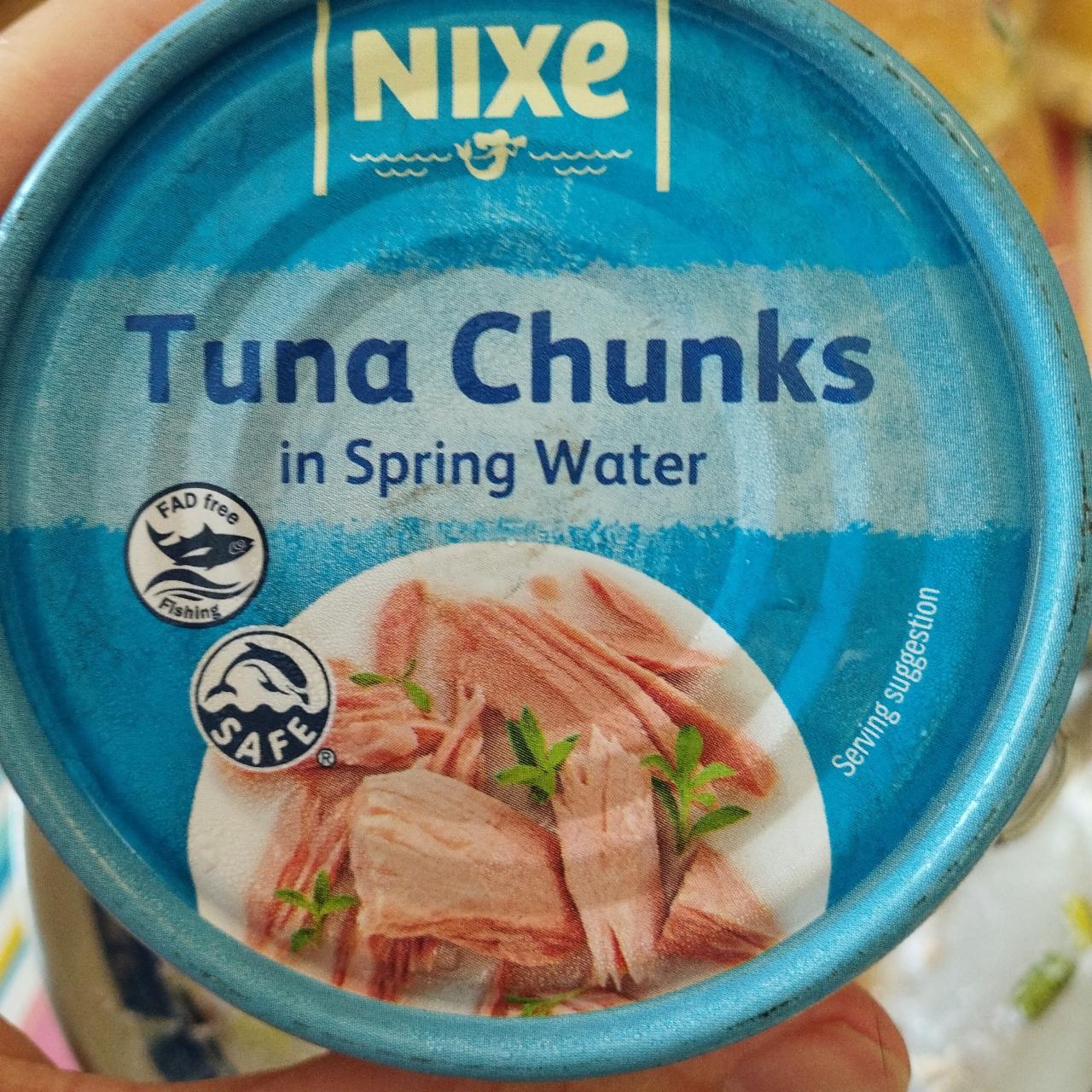 Фото - Тунець шматочками у воді Tuna Chunks Nixe
