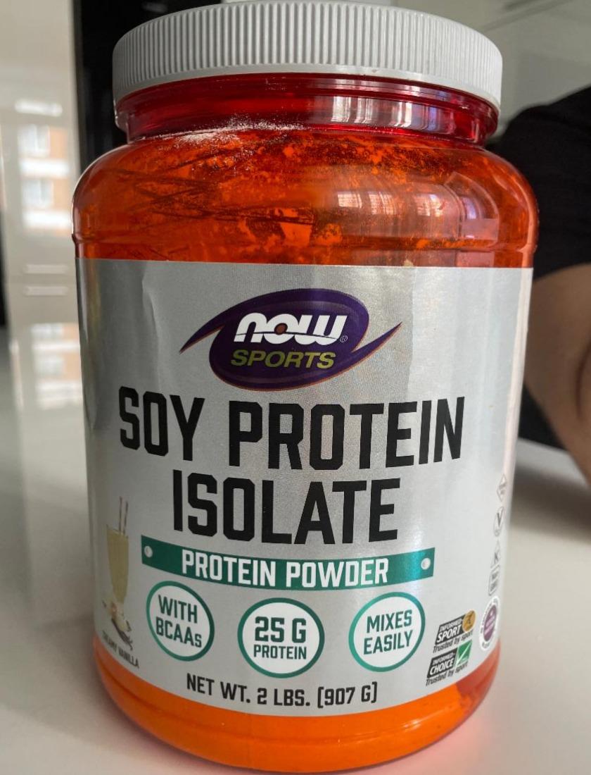 Фото - Протеїн Soy Protein Isolate Now Sports