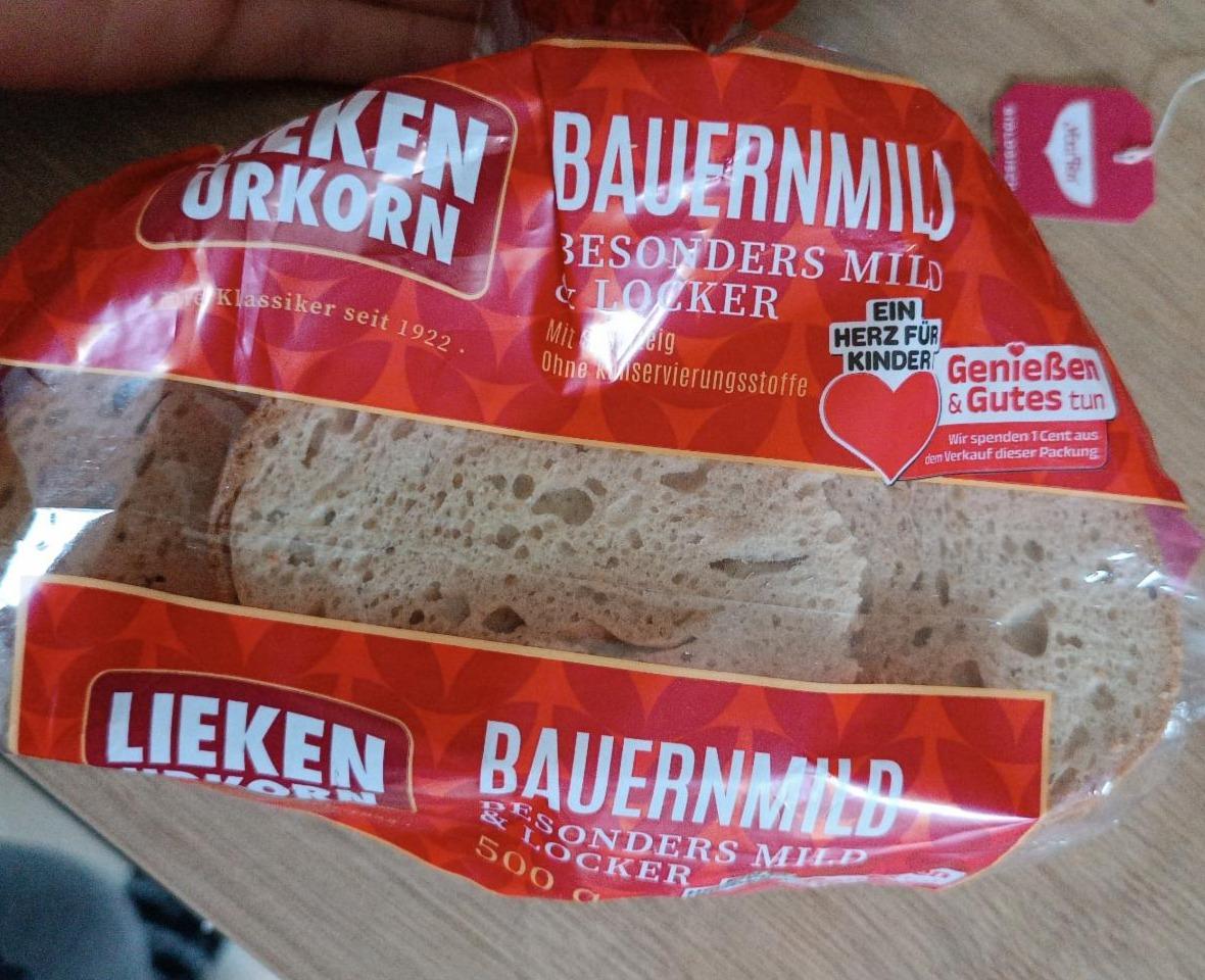 Фото - Хліб білий Bauernmild Brot Lieken Urkorn