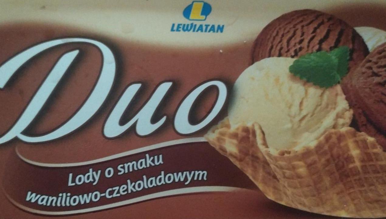Фото - Морозиво Duo Lody з ванільно шоколадним смаком Lewiatan