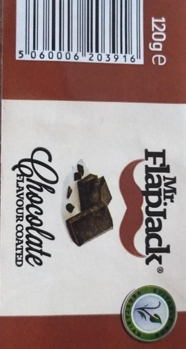 Фото - Батончик вівсяний з начинкою у шоколадній глазурі Mr. FlapJack