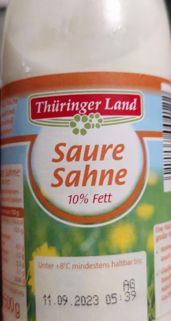 Фото - Сметана 10% Saure Sahne Thuringer Land