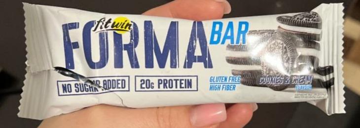 Фото - Forma Protein Bar cookies cream flavour Fitwin