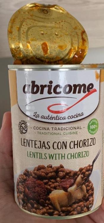Фото - Lentils with chorizo Abricome
