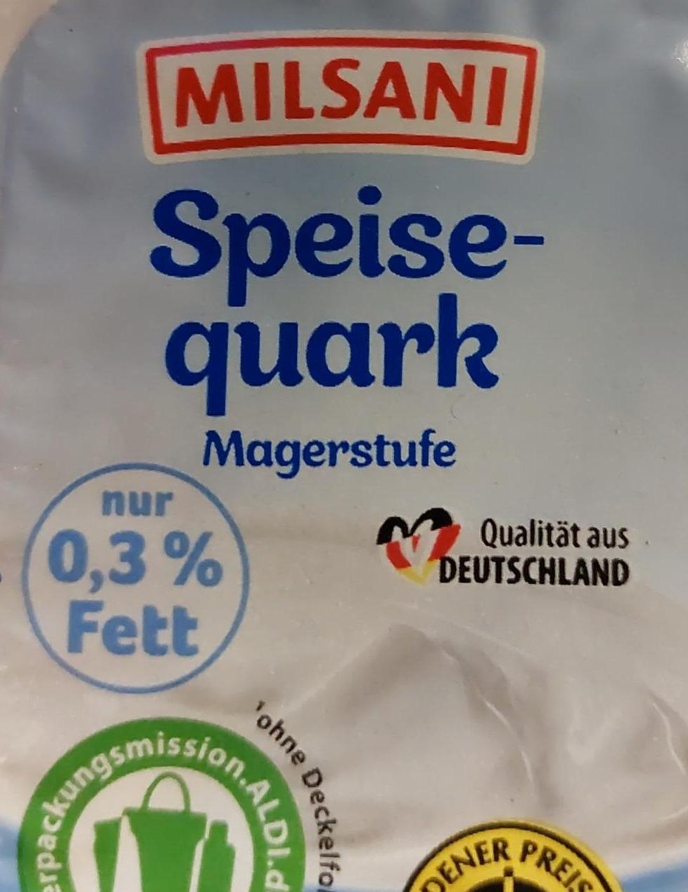 Фото - Сир кисломолочний Speisequark 0,3% Milsani