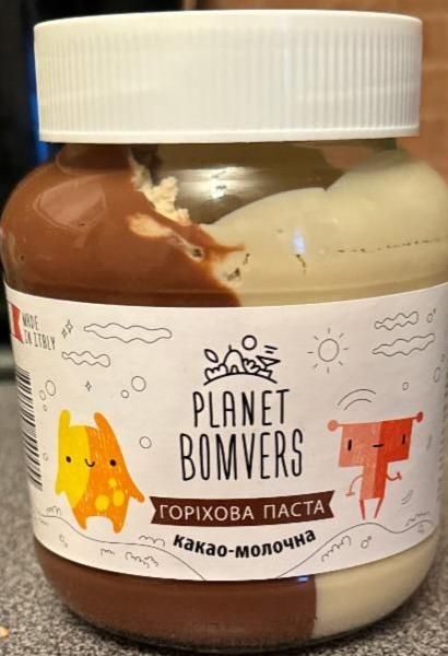 Фото - Горіхова паста какао-молочна Planet Bomvers