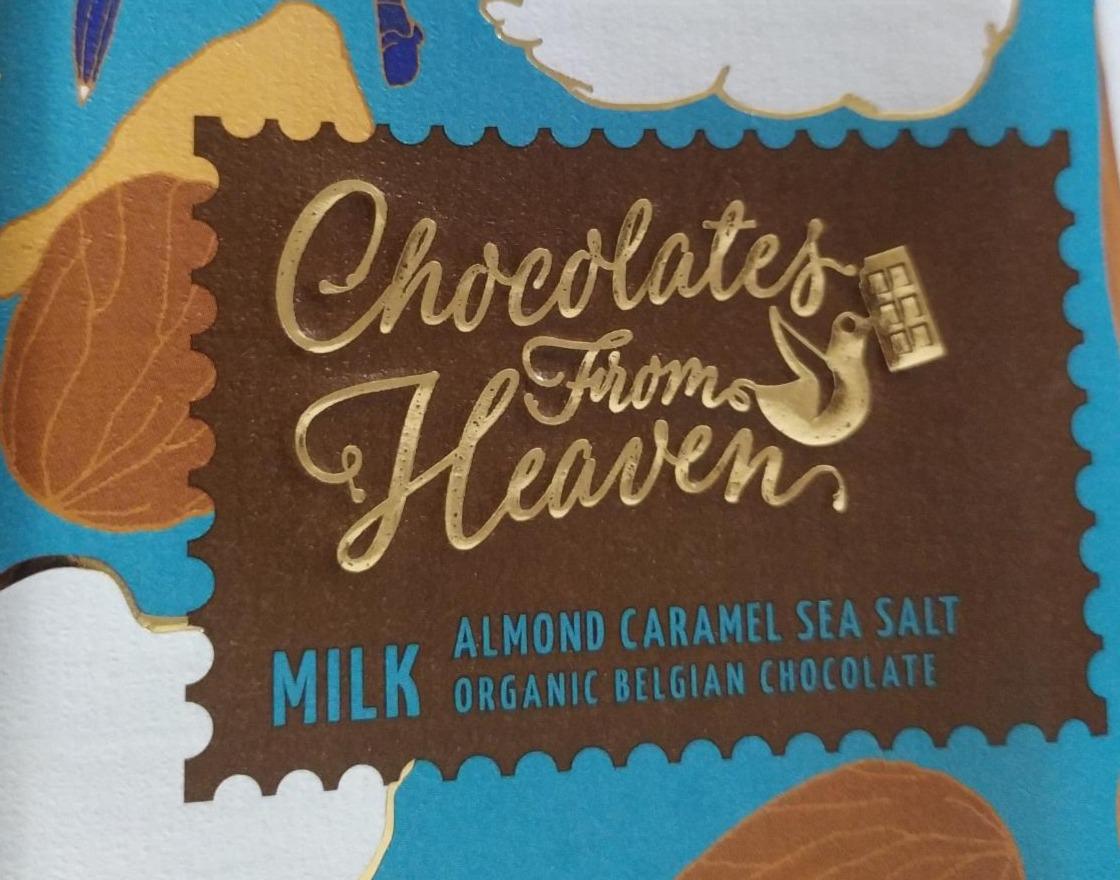 Фото - Шоколад молочний з мигдалем та сіллю Chocolates From Heaven