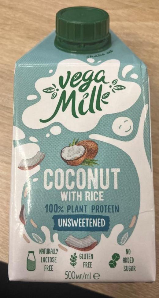 Фото - Напій кокосовий 1.5% з рисом Coconut Vega Milk