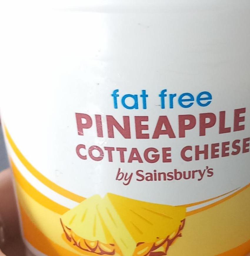 Фото - Fat free pineapple cottage cheese Sainsburys