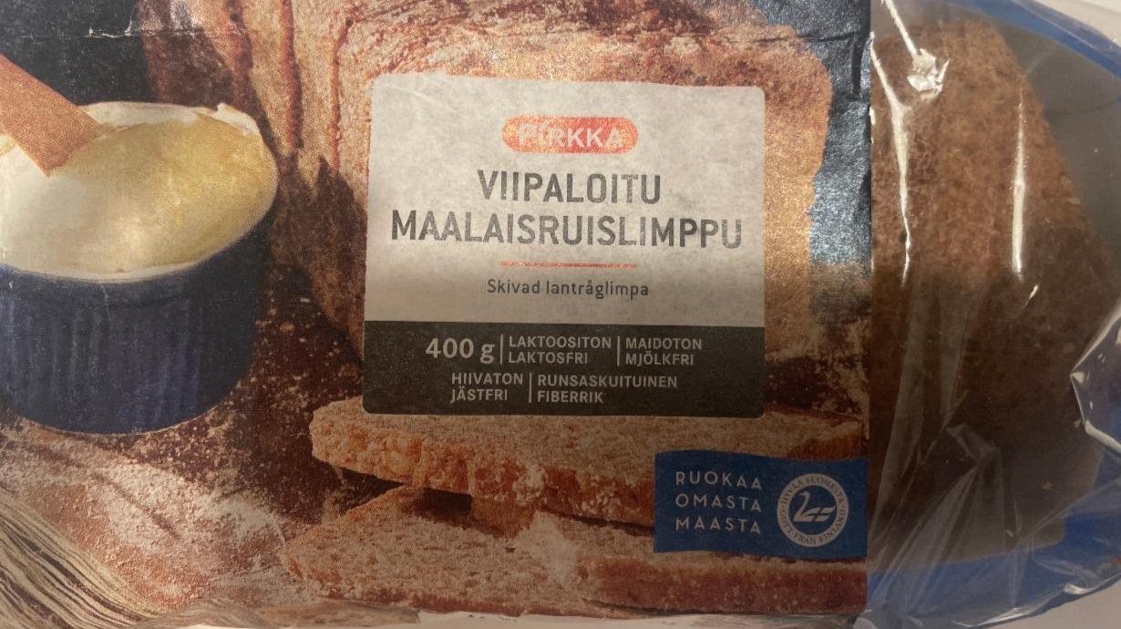 Фото - Viipaloitu Maalaisruislimppu Pirkka