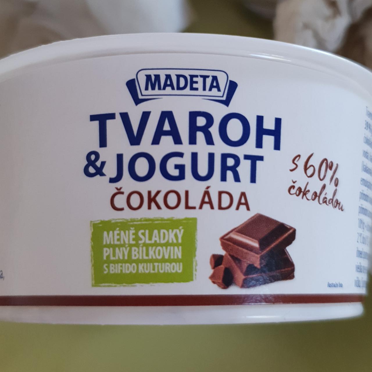 Фото - Jihočeský tvaroh & jogurt čokoláda 1.3% Madeta