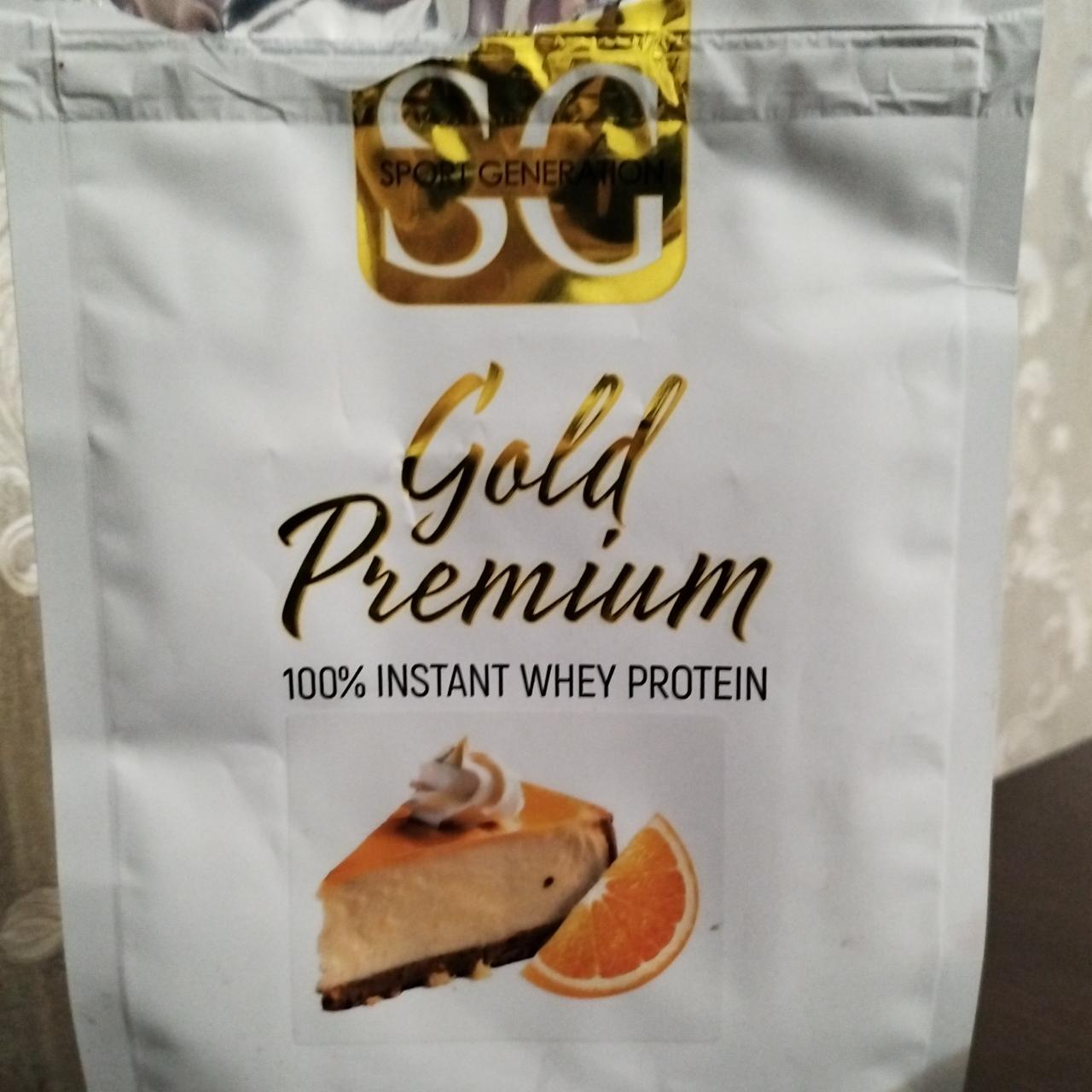 Фото - Протеїн зі смаком апельсиновий чізкейк Gold Premium Whey Protein Sport Generation