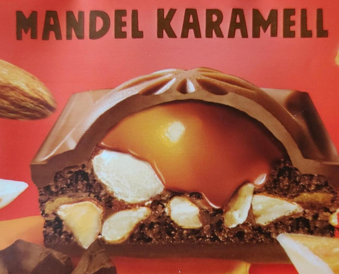 Фото - Шоколад молочний Mandel Karamell карамель і мигдаль Milka