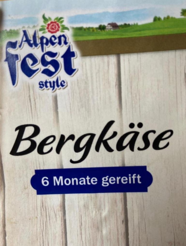 Фото - Bergkäse 6 Monate gereift Alpen fest style