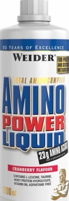 Фото - Амінокислота Amino Power Liquid Cranberry Weider