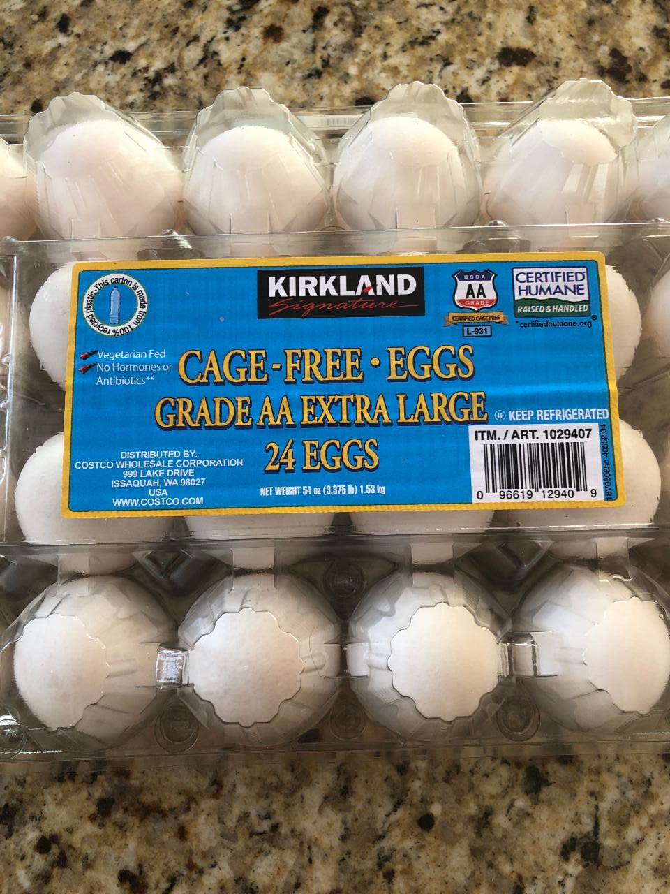 Фото - Курячі яйця Cage-Free Eggs Kirkland